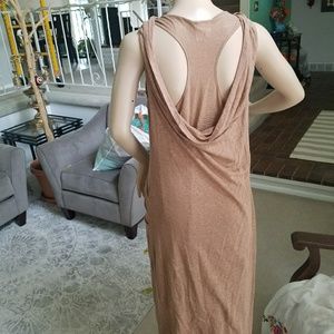 Tracy Reese beige knee length tank dress